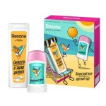 Набор подарочный, Rexona (Рексона) 40 мл + 200 мл Цитрусовый фреш - дезодорант-антиперспирант карандаш-стик Цитрусовый фреш + гель для душа Заряд цитруса коробка