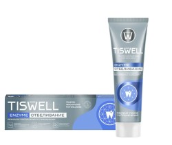 Зубная паста, Tiswell (Тисвелл) 110 г энзимная отбеливание с кальцием