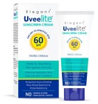 Крем солнцезащитный, Uveelite (Ювилайт) 50 мл тональный для сухой и чувствительной кожи SPF 60